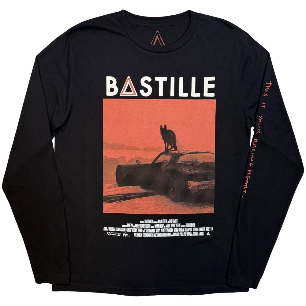 Bastille - All This Bad Blood Lange Ã¤rmel top - Schwarz